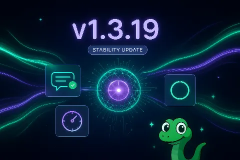 Elements v1.3.19 リリースアイキャッチ — 3件の不具合修正による安定性向上を象徴